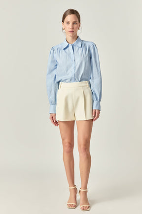 ENGLISH FACTORY - Stripe Shirt - TOPS available at Objectrare