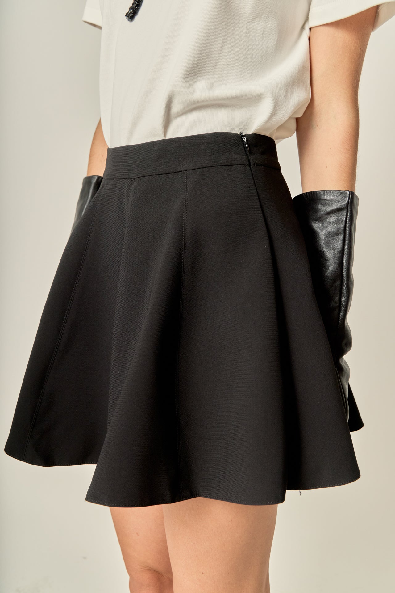 ENGLISH FACTORY - Ivy Flared A-line Mini Skirt - SKIRTS available at Objectrare