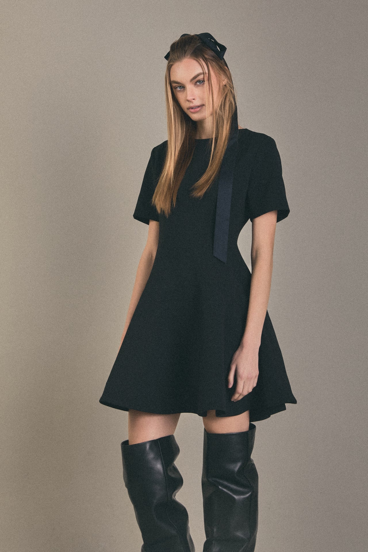 ENGLISH FACTORY - English Factory - Flare Mini Dress - DRESSES available at Objectrare