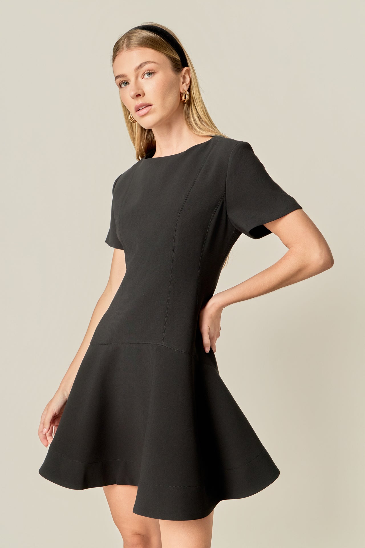 ENGLISH FACTORY - Ivy Flared A-line Mini Skirt - SKIRTS available at Objectrare