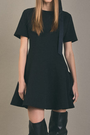 ENGLISH FACTORY - Flare Mini Dress - DRESSES available at Objectrare