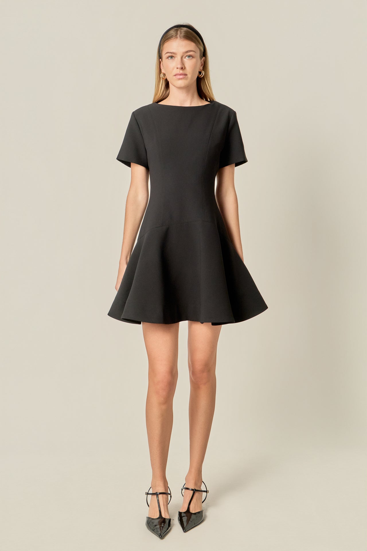 ENGLISH FACTORY - Flare Mini Dress - DRESSES available at Objectrare