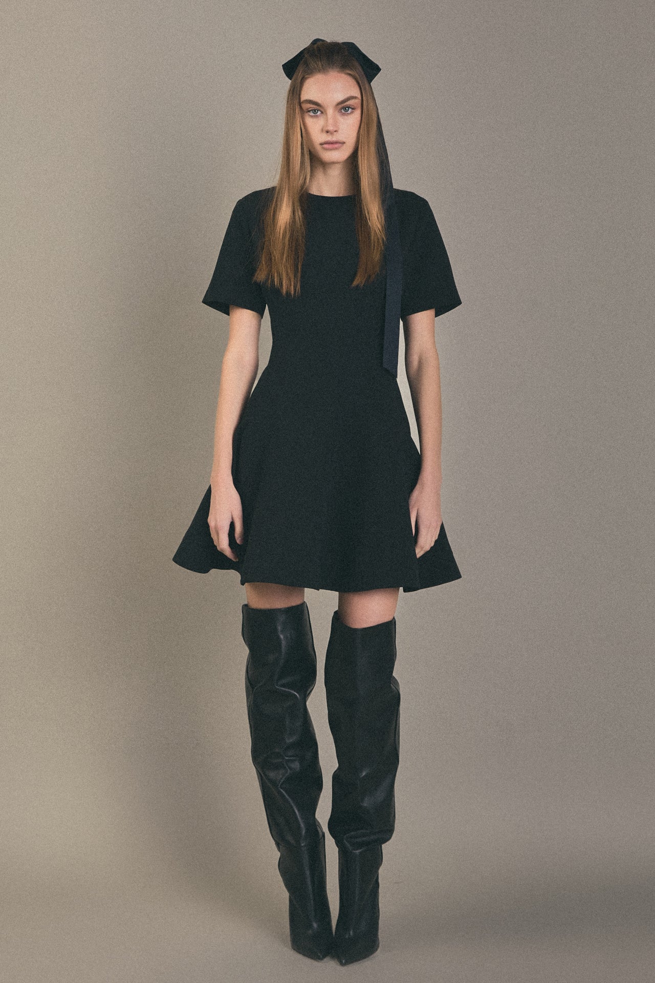 ENGLISH FACTORY - English Factory - Flare Mini Dress - DRESSES available at Objectrare