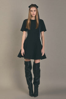 ENGLISH FACTORY - Flare Mini Dress - DRESSES available at Objectrare