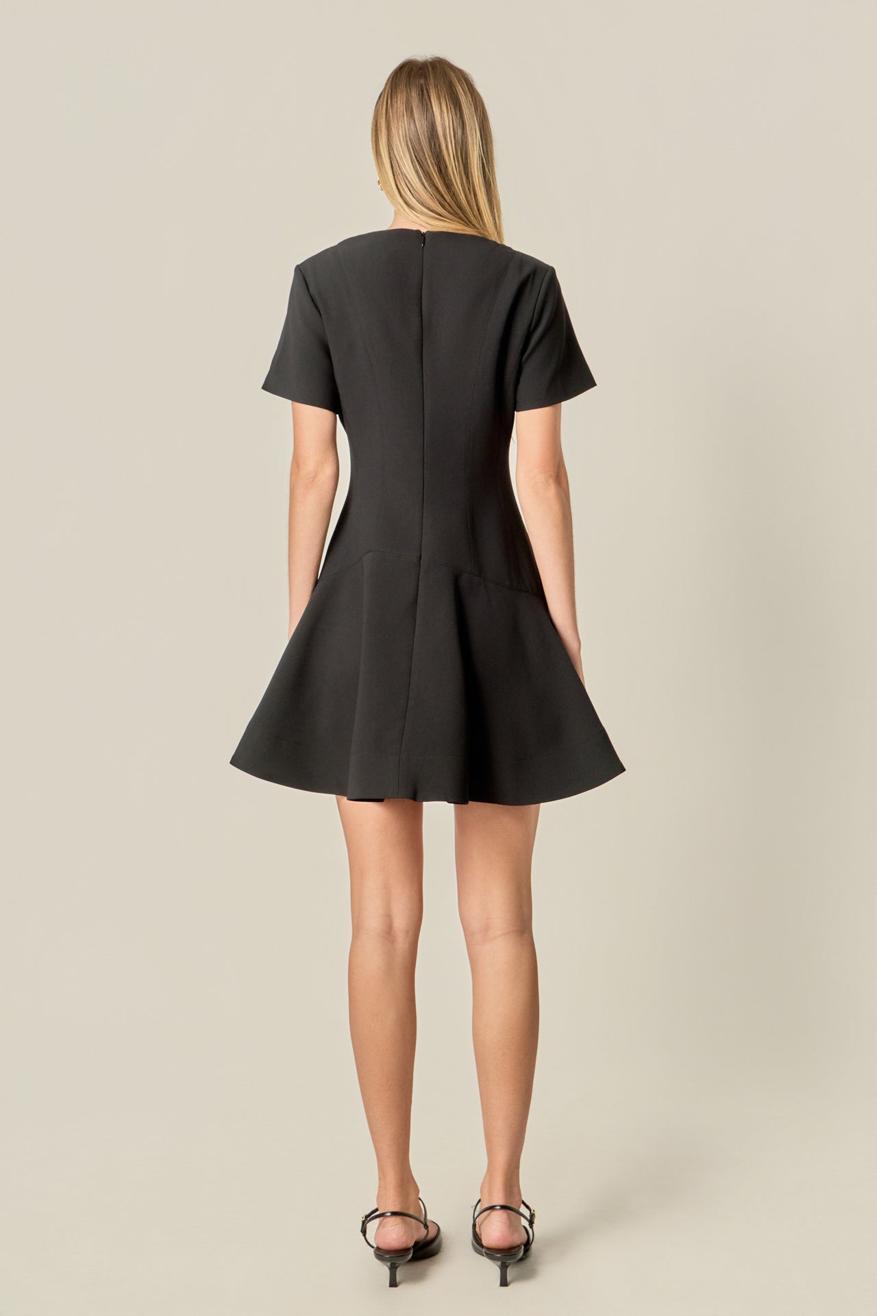 ENGLISH FACTORY - Flare Mini Dress - DRESSES available at Objectrare