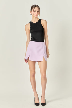 ENGLISH FACTORY - The Sienna Slit Skort - SKORTS available at Objectrare