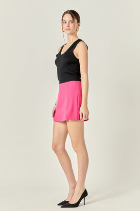 ENGLISH FACTORY - The Sienna Slit Skort - SKORTS available at Objectrare