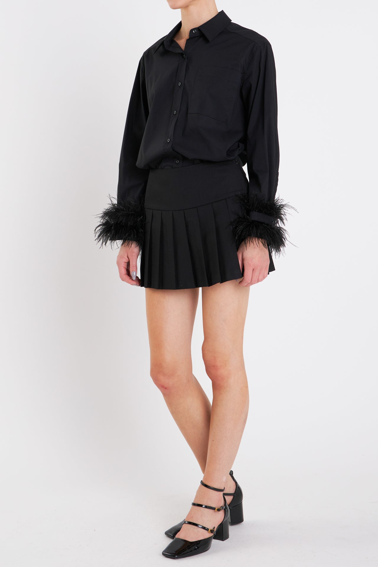 FEATHER POINTED SHIRT