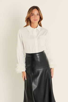 FEATHER POINTED SHIRT