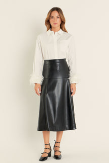 FEATHER POINTED SHIRT