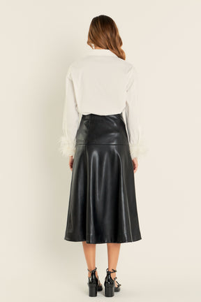 FEATHER POINTED SHIRT