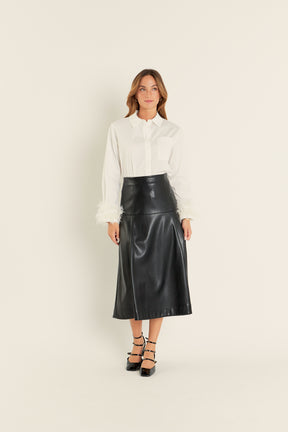 FEATHER POINTED SHIRT