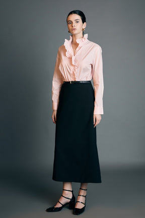 ENGLISH FACTORY - English Factory - High Waisted A Line Midi Skirt - SKIRTS available at Objectrare