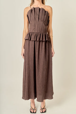 Modern Muse Pleated Midi Dress