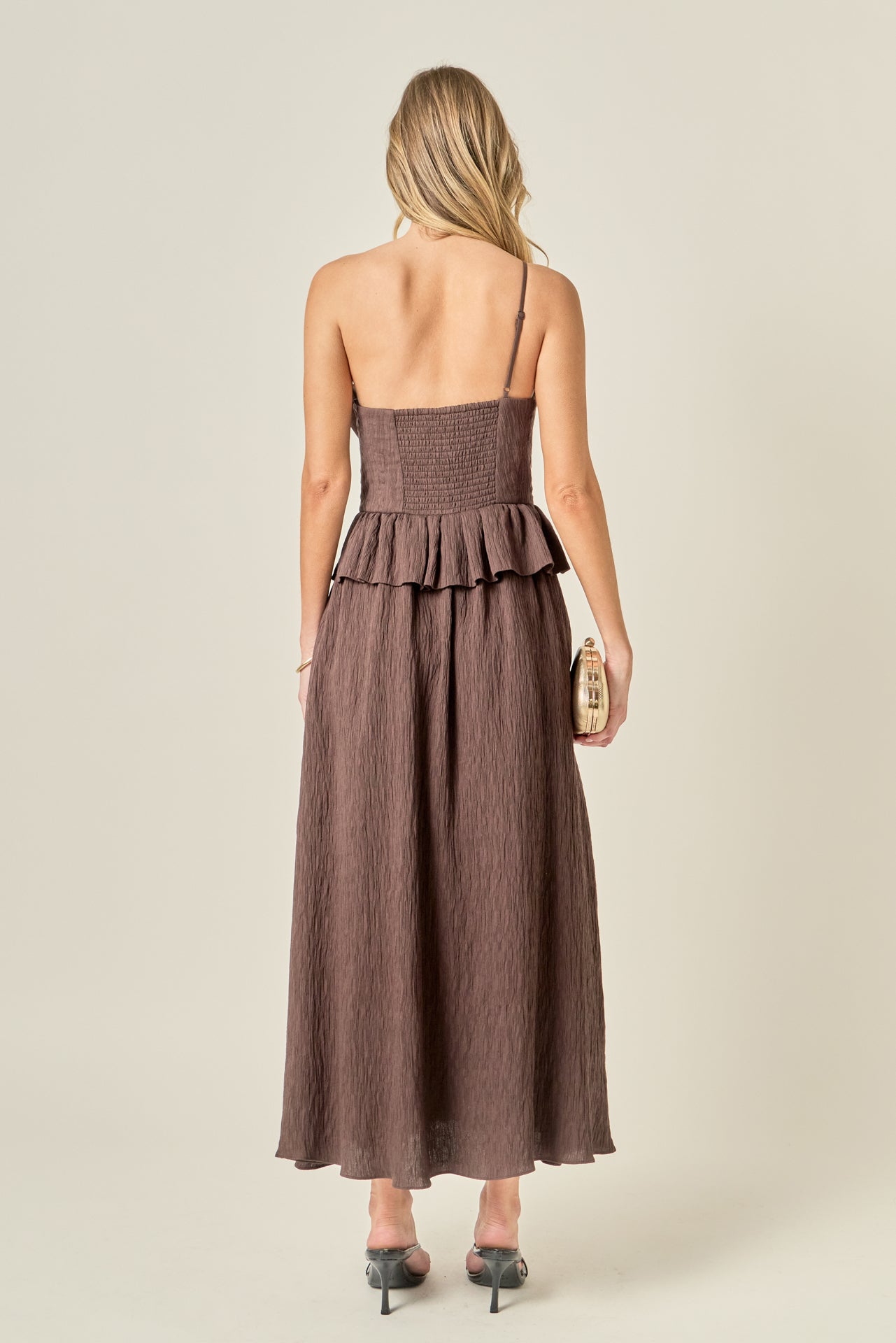 Modern Muse Pleated Midi Dress