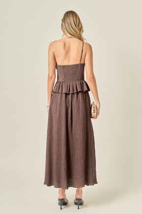 Modern Muse Pleated Midi Dress