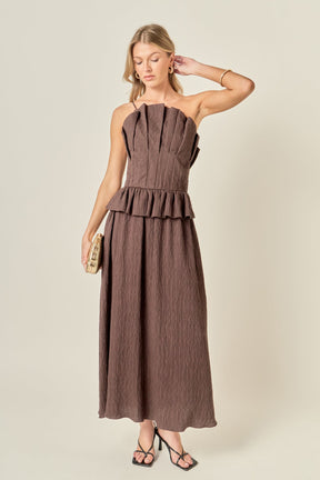 Modern Muse Pleated Midi Dress