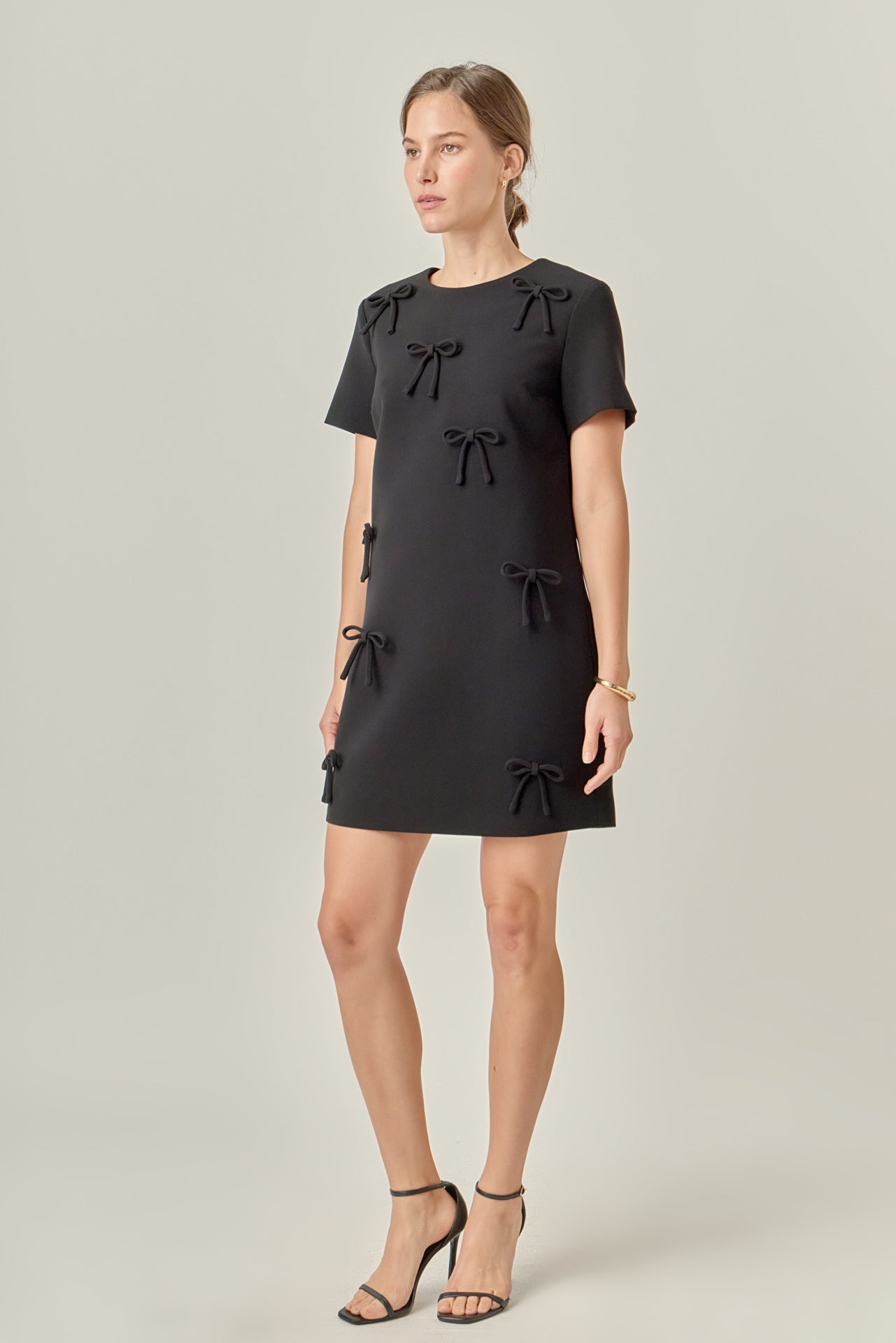 ENGLISH FACTORY - Bow Detailed Mini Dress - DRESSES available at Objectrare