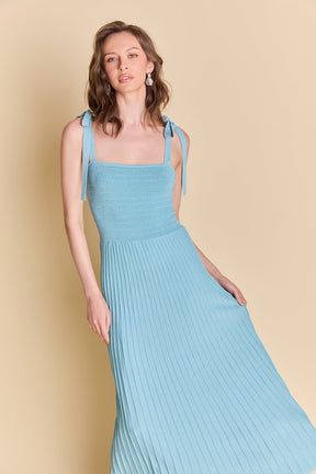 ENDLESS ROSE - Lurex Sleeveless Maxi Dress - DRESSES available at Objectrare