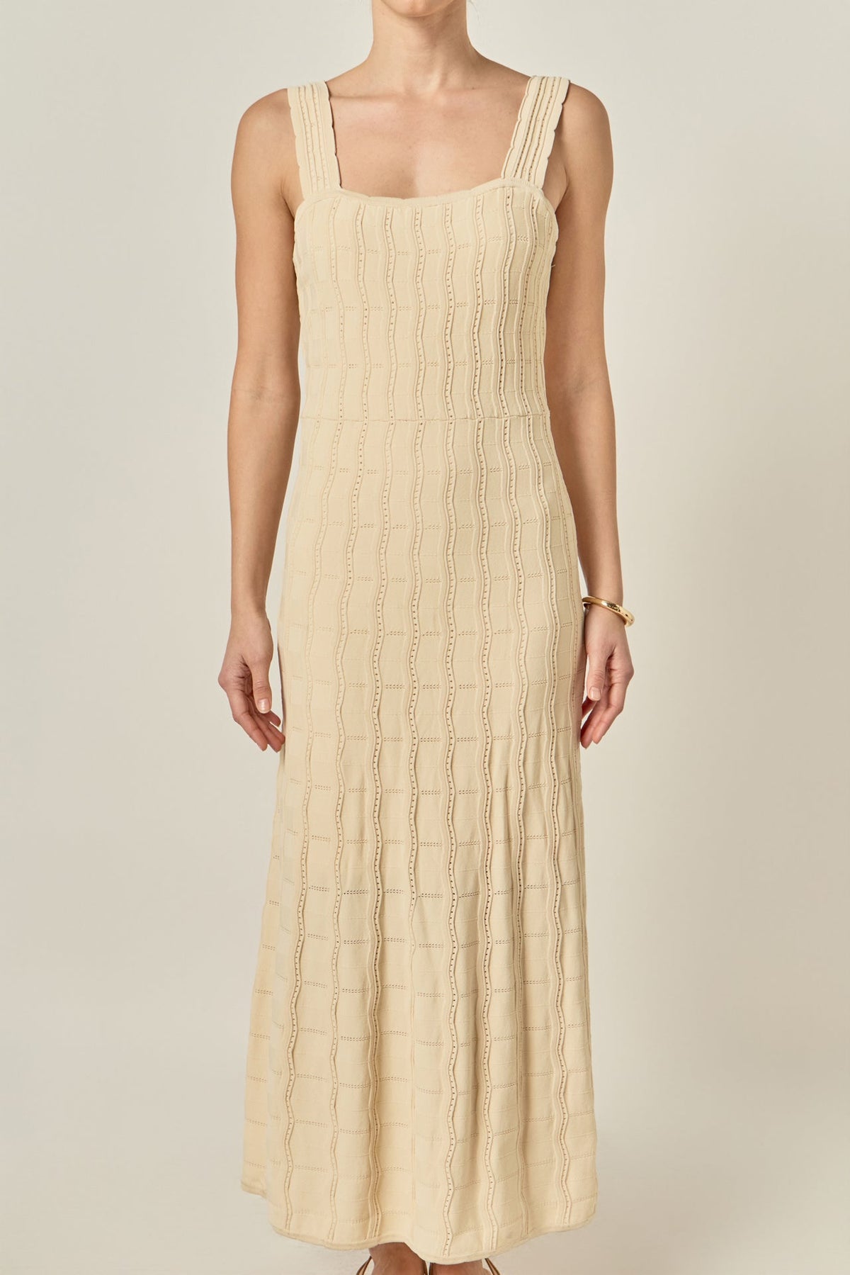 ENGLISH FACTORY - Camille Knit Midi Dress - DRESSES available at Objectrare