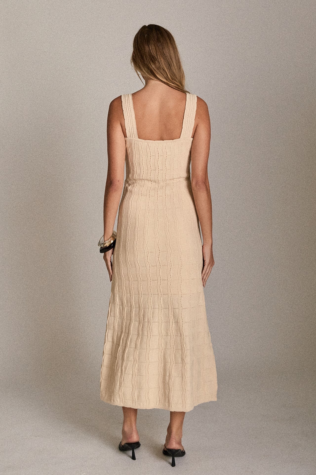ENGLISH FACTORY - The Camille Knit Midi Dress - DRESSES available at Objectrare