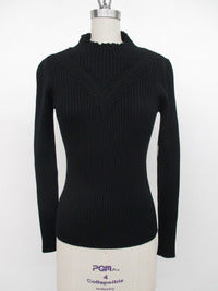 ENGLISH FACTORY - English Factory - Mini Ruffle Sweater Top - SWEATERS & KNITS available at Objectrare