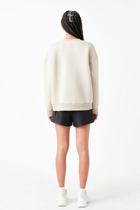 GREY LAB - Crewneck Sweatshirt - HOODIES & SWEATSHIRTS available at Objectrare