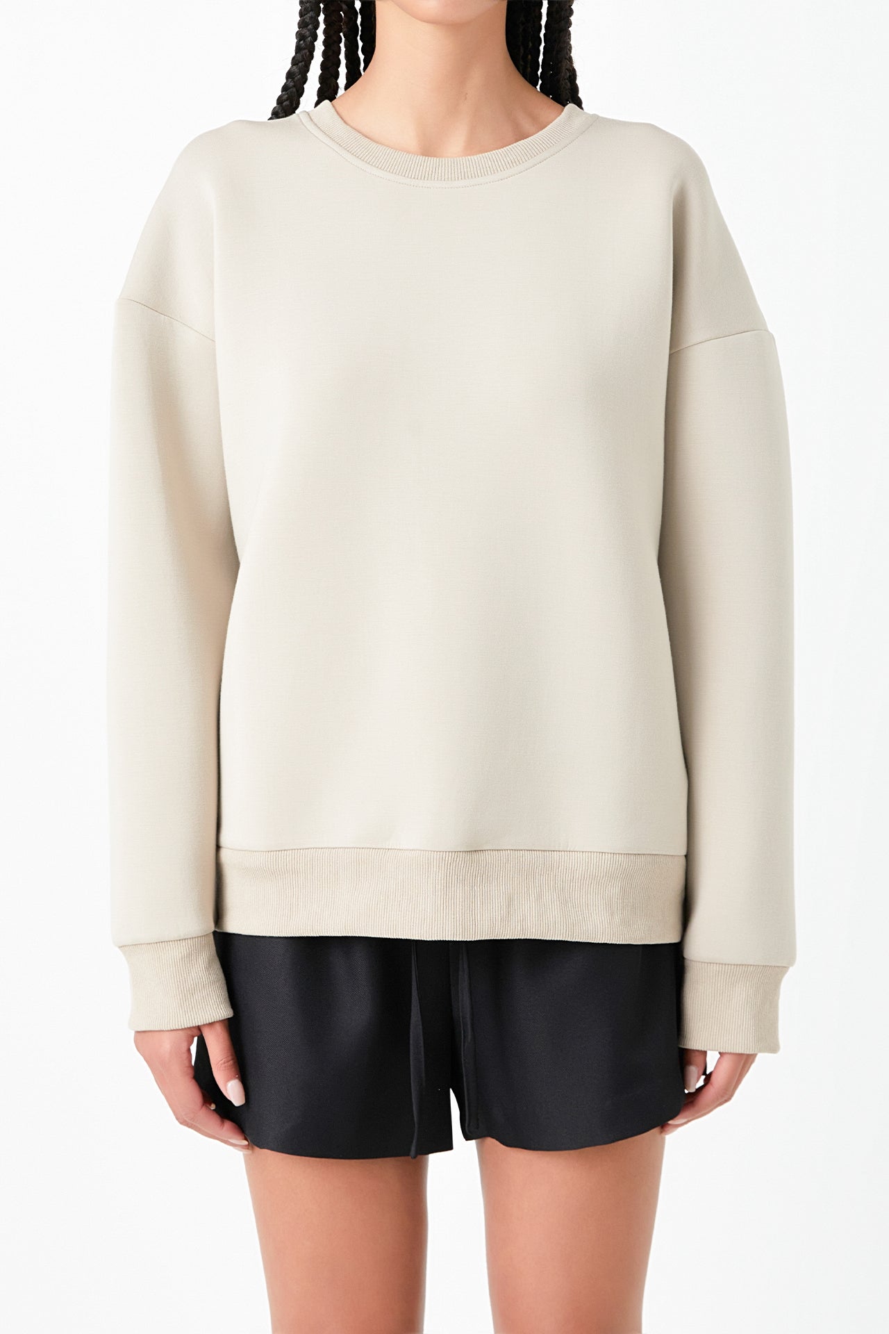 GREY LAB - Crewneck Sweatshirt - HOODIES & SWEATSHIRTS available at Objectrare