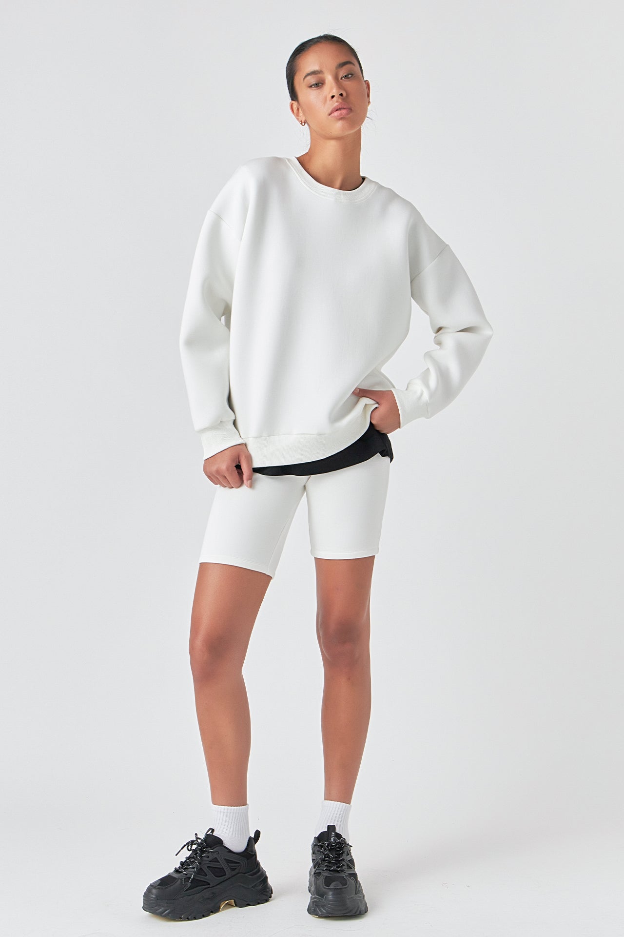 GREY LAB - Crewneck Sweatshirt - HOODIES & SWEATSHIRTS available at Objectrare