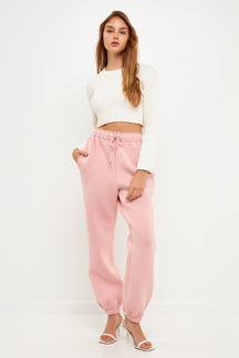 GREY LAB - Loungewear Pants Scuba Joggers - PANTS available at Objectrare