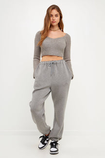 GREY LAB - Grey Lab - Loungewear Pants Scuba Joggers - Final Slae - JOGGERS available at Objectrare