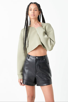 Loungewear Cropped Sweatshirt