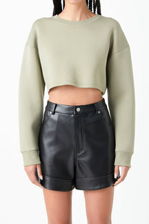 Loungewear Cropped Sweatshirt