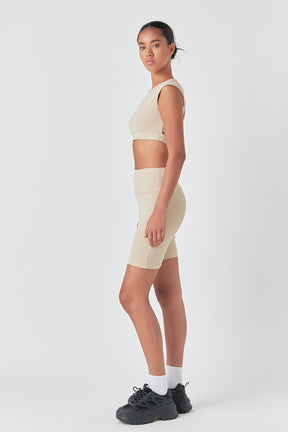 GREY LAB - Strappy Back Crop Top - TOPS available at Objectrare