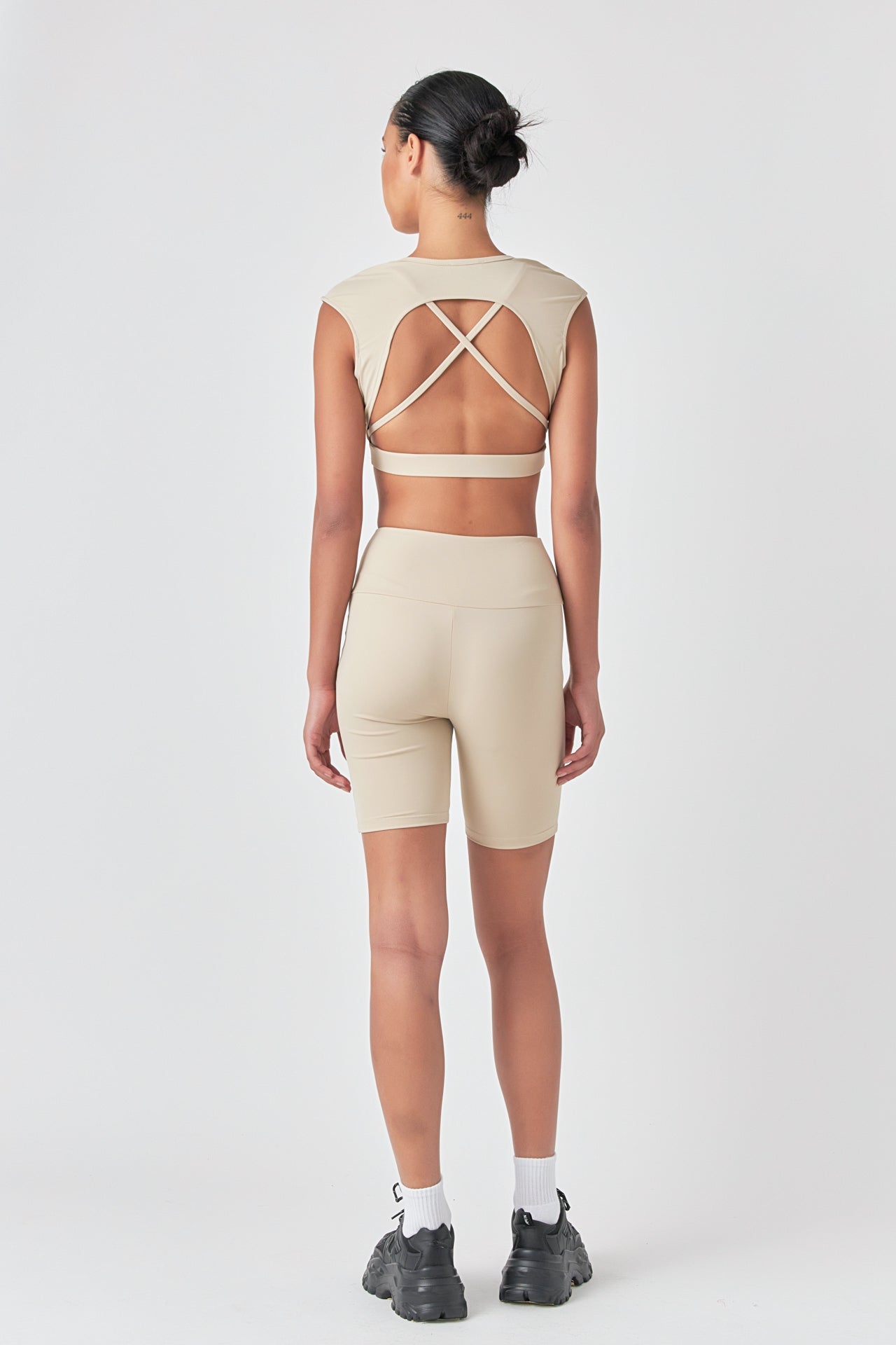 GREY LAB - Strappy Back Crop Top - TOPS available at Objectrare