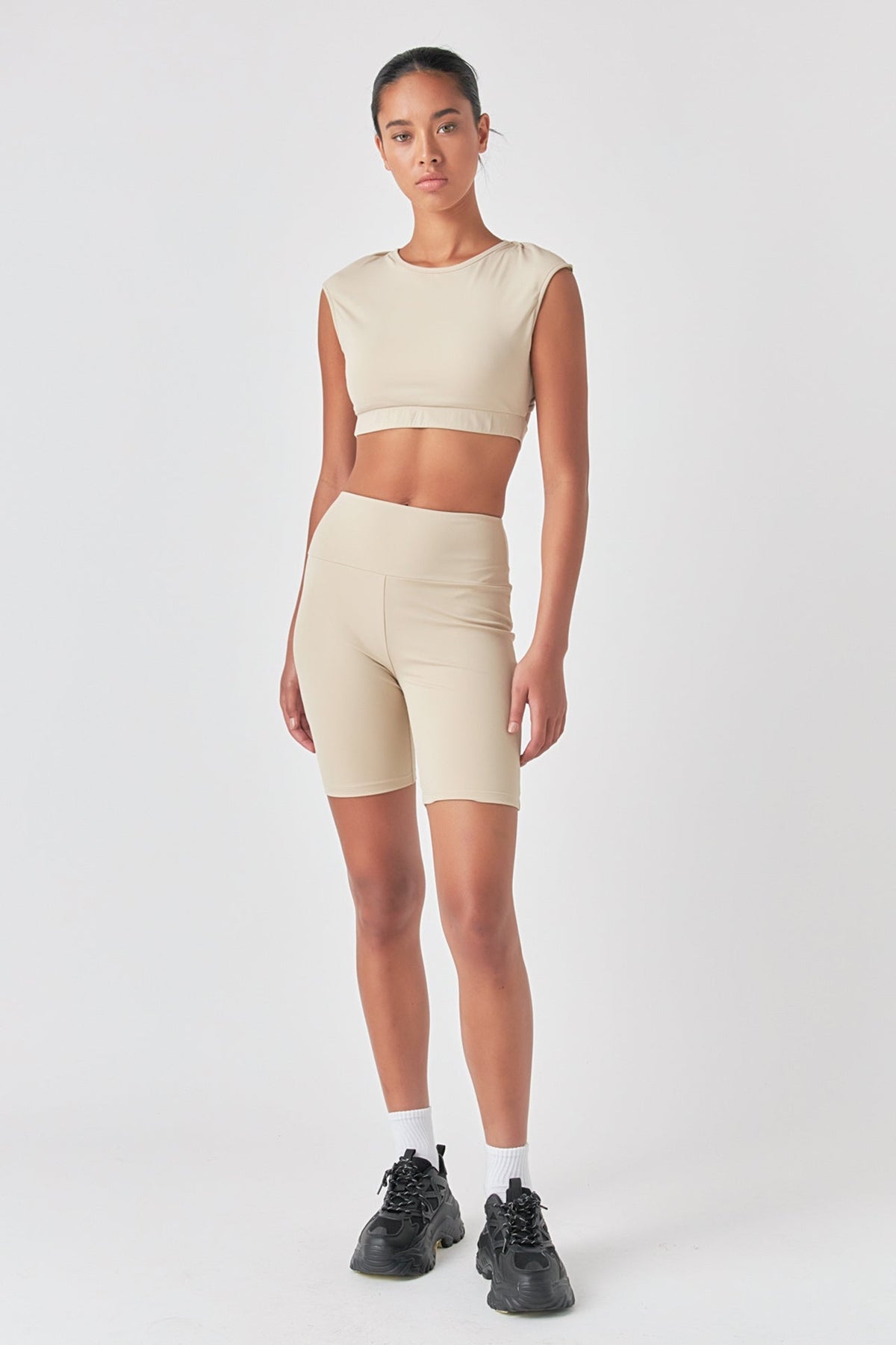 GREY LAB - Strappy Back Crop Top - TOPS available at Objectrare