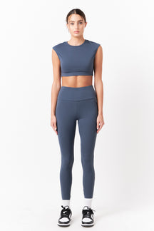 GREY LAB - Strappy Back Crop Top - TOPS available at Objectrare