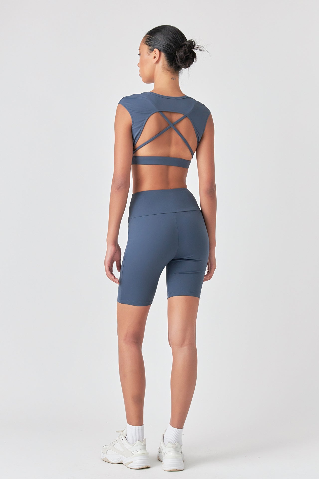 GREY LAB - Strappy Back Crop Top - TOPS available at Objectrare