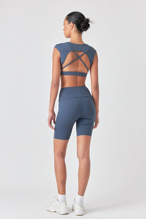 GREY LAB - Strappy Back Crop Top - TOPS available at Objectrare