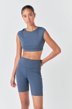 GREY LAB - Grey Lab - Strappy Back Crop Top - TOPS available at Objectrare