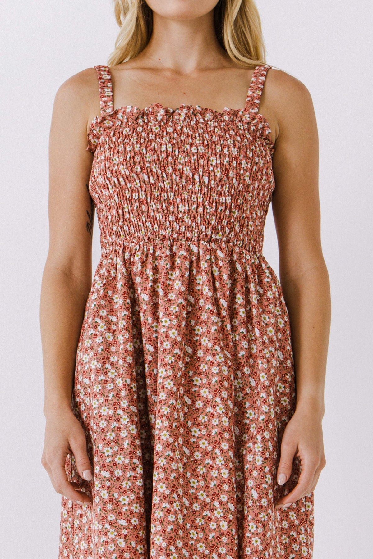 ENGLISH FACTORY - Floral Midi Dress - DRESSES available at Objectrare