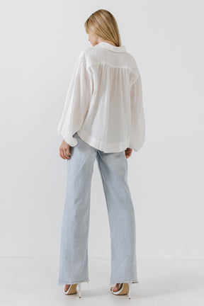 FREE THE ROSES - Easy Pullover - TOPS available at Objectrare