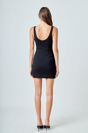 ENDLESS ROSE - Sleeveless Fitted Dress - DRESSES available at Objectrare