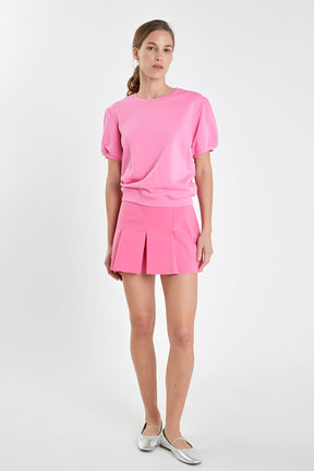 ENGLISH FACTORY - Pleated Mini Skort - SKORTS available at Objectrare