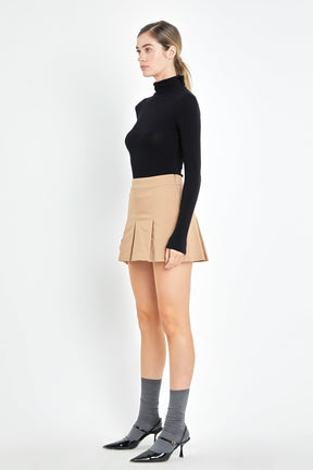ENGLISH FACTORY - Pleated Mini Skort - SKORTS available at Objectrare