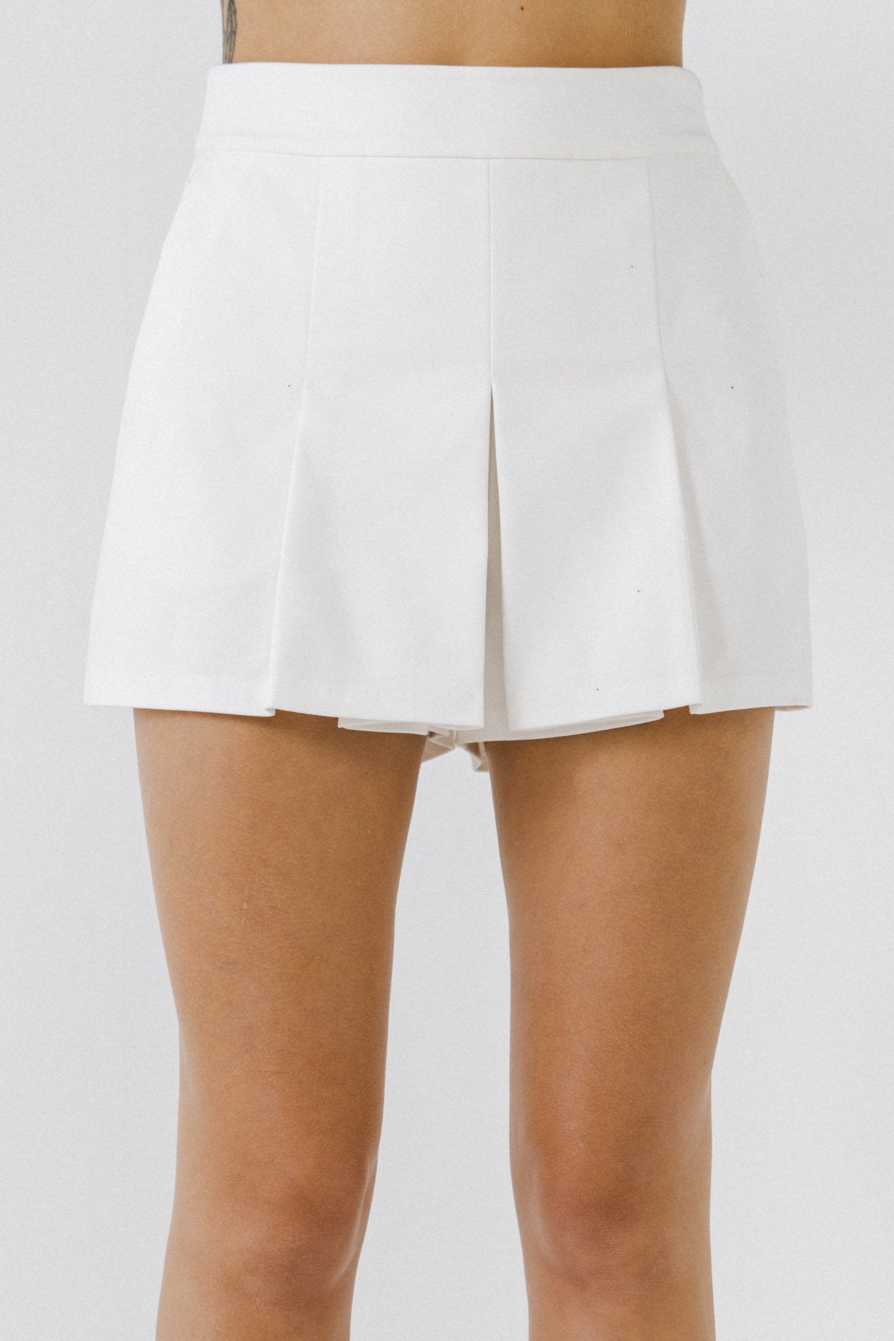 Pleated Mini Skort