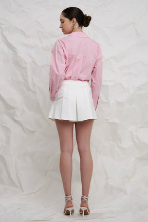 ENGLISH FACTORY - Pleated Mini Skort - SKORTS available at Objectrare