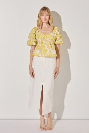 LA'VEN - Floral Tied Back Top - TOPS available at Objectrare