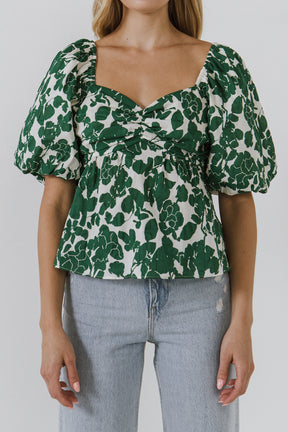 FREE THE ROSES - Free The Rose - Floral Tied Back Top - TOPS available at Objectrare