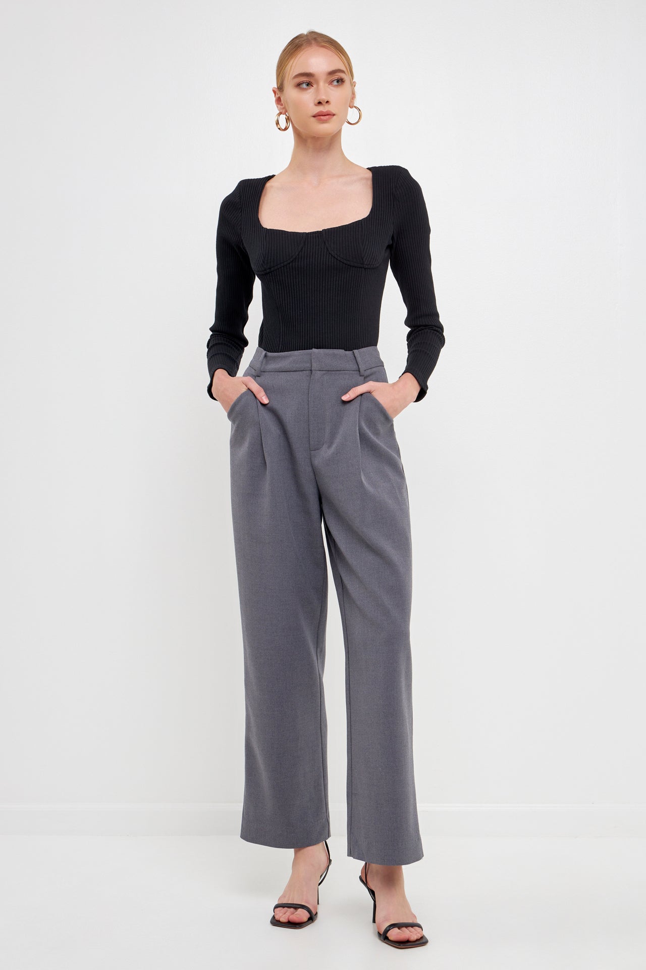 ENDLESS ROSE - Shoulder Padded Top - TOPS available at Objectrare